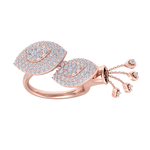 Load image into Gallery viewer, Diamond ring in rose gold with white diamonds of 1.73 ct in weight