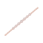 Load image into Gallery viewer, Statement bracelet in rose gold with white diamonds of 1.77 ct in weight