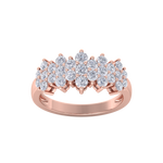 Load image into Gallery viewer, Beautiful ring in rose gold with white diamonds of 1.16 ct in weight