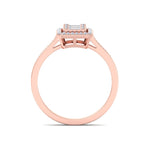 Load image into Gallery viewer, Beautiful Ring in rose gold with white baguette diamonds of 0.59 ct in weight