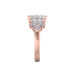 Load image into Gallery viewer, Beautiful ring in rose gold with white diamonds of 1.16 ct in weight