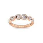 Load image into Gallery viewer, Beautiful Ring in rose gold with white diamonds of 0.40 ct in weight