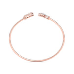 Load image into Gallery viewer, Cuff diamond bracelet in yellow gold with white diamonds of 0.68 ct in weight
