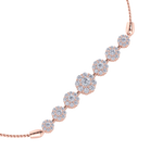Load image into Gallery viewer, Diamond bracelet in white gold with white diamonds of 0.86 ct in weight
