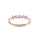 Load image into Gallery viewer, Diamond ring in white gold with white diamonds of 0.20 ct in weight