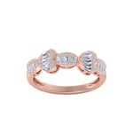 Load image into Gallery viewer, Beautiful Ring in rose gold with white diamonds of 0.49 ct in weight