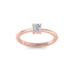 Load image into Gallery viewer, Cute Diamond ring in rose gold with white diamonds of 0.25 ct in weight
