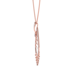 Load image into Gallery viewer, Waterfall pendant in white gold with white diamonds of 1.72 ct in weight