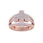 Load image into Gallery viewer, Beautiful ring in rose gold with white diamonds of 0.91 ct in weight