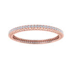 Load image into Gallery viewer, Classic diamond bangle with hearts in white gold with white diamonds of 13.60 ct in weight