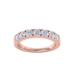 Load image into Gallery viewer, Classic Wedding band in yellow gold with white diamonds of 1.16 ct in weight