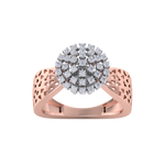 Load image into Gallery viewer, Diamond ring in white gold with white diamonds of 0.33 ct in weight