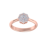 Load image into Gallery viewer, Diamond ring in yellow gold with white diamonds of 0.32 ct in weight