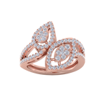 Load image into Gallery viewer, Diamond ring in white gold with white diamonds of 0.74 ct in weight
