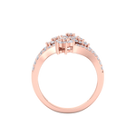 Load image into Gallery viewer, Diamond ring in rose gold with white diamonds of 0.90 ct in weight