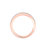 Load image into Gallery viewer, Eternity band in rose gold with white diamonds of 0.78 ct in weight