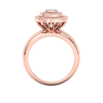 Load image into Gallery viewer, Diamond ring in rose gold with white diamonds of 0.33 ct in weight