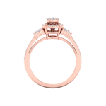 Load image into Gallery viewer, Diamond ring in rose gold with white diamonds of 0.40 ct in weight