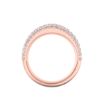 Load image into Gallery viewer, Diamond ring in rose gold with white diamonds of 0.85 ct in weight