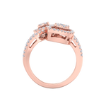 Load image into Gallery viewer, Diamond ring in rose gold with white diamonds of 0.74 ct in weight