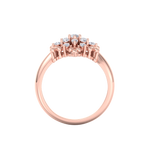 Load image into Gallery viewer, Diamond ring in rose gold with white diamonds of 0.37 ct in weight