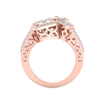 Load image into Gallery viewer, Beautiful ring in rose gold with white diamonds of 0.95 ct in weight