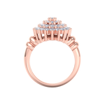 Load image into Gallery viewer, Beautiful ring in rose gold with white diamonds of 1.05 ct in weight
