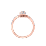 Load image into Gallery viewer, Diamond ring in rose gold with white diamonds of 0.53 ct in weight