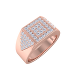 Load image into Gallery viewer, Diamond ring in rose gold with white diamonds of 0.77 ct in weight
