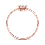 Load image into Gallery viewer, Petite ring in white gold with white diamonds of 0.16 ct in weight