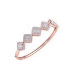 Load image into Gallery viewer, Diamond bangle in rose gold with white diamonds of 2.78 ct in weight