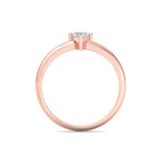 Load image into Gallery viewer, Petite Diamond ring in white gold with white diamonds of 0.25 ct in weight