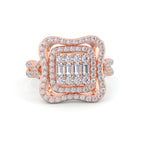 Load image into Gallery viewer, Fashion ring in rose gold with white diamonds of 0.67 ct in weight