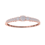 Load image into Gallery viewer, Diamond bangle in white gold with white diamonds of 2.44 ct in weight