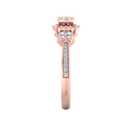 Load image into Gallery viewer, Diamond ring in rose gold with white diamonds of 0.40 ct in weight