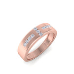 Load image into Gallery viewer, Beautiful Ring in rose gold with white diamonds of 0.17 ct in weight