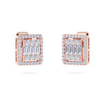 Load image into Gallery viewer, Beautiful Earrings in white gold with white diamonds of 0.65 ct in weight