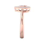 Load image into Gallery viewer, Diamond ring in rose gold with white diamonds of 0.39 ct in weight