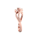 Load image into Gallery viewer, Elegant ring in yellow gold with white diamonds of 0.09 ct in weight