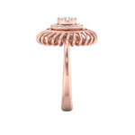 Load image into Gallery viewer, Diamond ring in yellow gold with white diamonds of 0.23 ct in weight