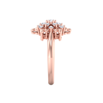 Load image into Gallery viewer, Diamond ring in rose gold with white diamonds of 0.37 ct in weight