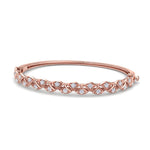Load image into Gallery viewer, Bracelet in rose gold with white diamonds of 0.97 ct in weight