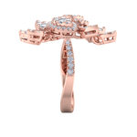 Load image into Gallery viewer, Diamond ring in rose gold with white diamonds of 1.76 ct in weight