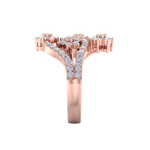 Load image into Gallery viewer, Diamond ring in rose gold with white diamonds of 0.90 ct in weight