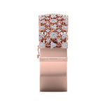 Load image into Gallery viewer, Diamond bangle in rose gold with white diamonds of 6.21 ct in weight