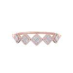 Load image into Gallery viewer, Diamond bangle in rose gold with white diamonds of 2.78 ct in weight