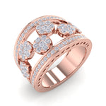 Load image into Gallery viewer, Beautiful ring in rose gold with white diamonds of 1.07 ct in weight