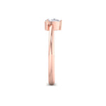 Load image into Gallery viewer, Exclusive Diamond ring in rose gold with white diamonds of 0.25 ct in weight