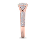 Load image into Gallery viewer, Cluster Diamond ring in white gold with white diamonds of 0.71 ct in weight
