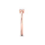 Load image into Gallery viewer, Beautiful Diamond ring in rose gold with white diamonds of 0.25 ct in weight